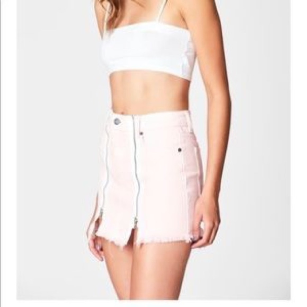 Carmar Denim Zipper Skirt